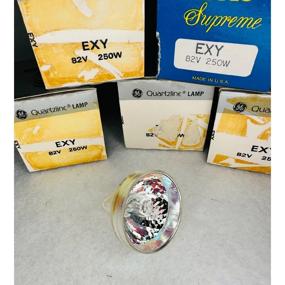 7 Wiko GE EXY Quartzline Lamp Bulb 82V 250W‎ MR16 Projector Light Halogen